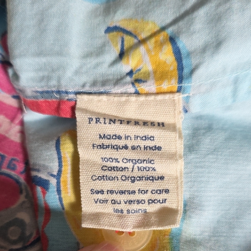 Printfresh Cotton Pajamas Sardine/Lemon Graphic Design. Size 2X NWT - Picture 15 of 16